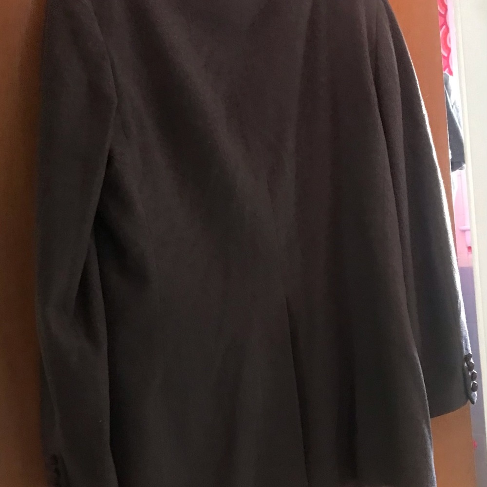 Man’s Sport Coat Camel Hair Grey-Brown Large Fabric Scotland Made USA Orig Owner - Picture 8 of 16